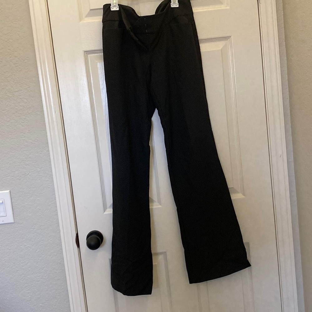 Express editor pants size 2R dark blue with small dots